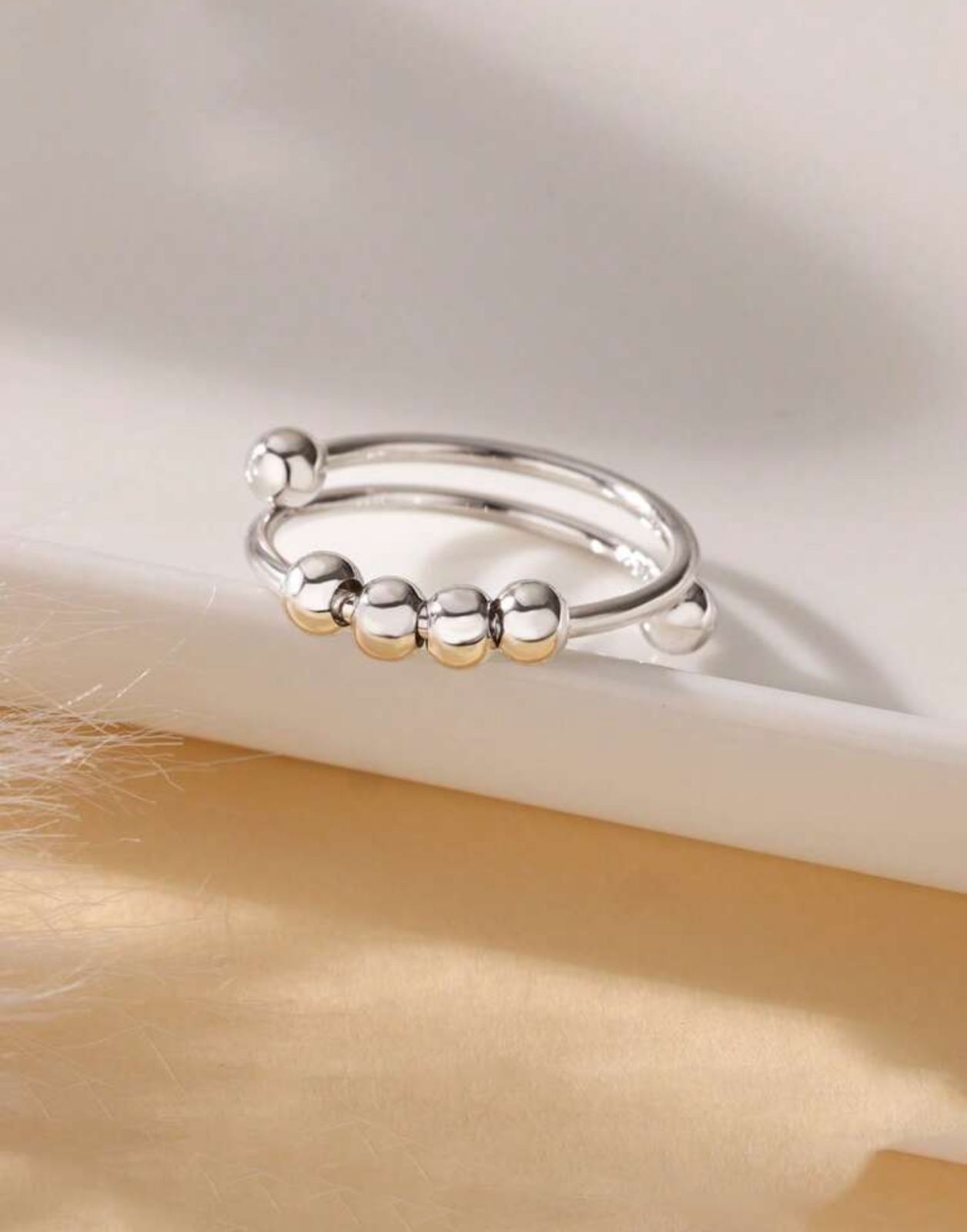 Anillo para Ansiedad Plata