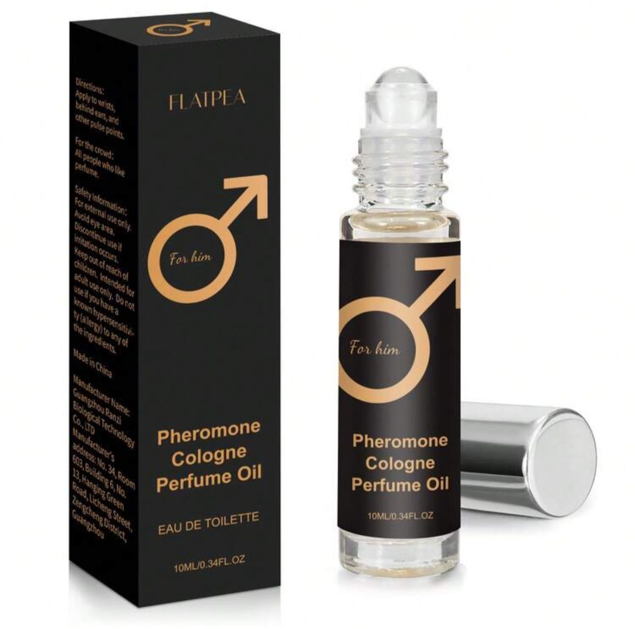 Perfume con feromonas para caballero