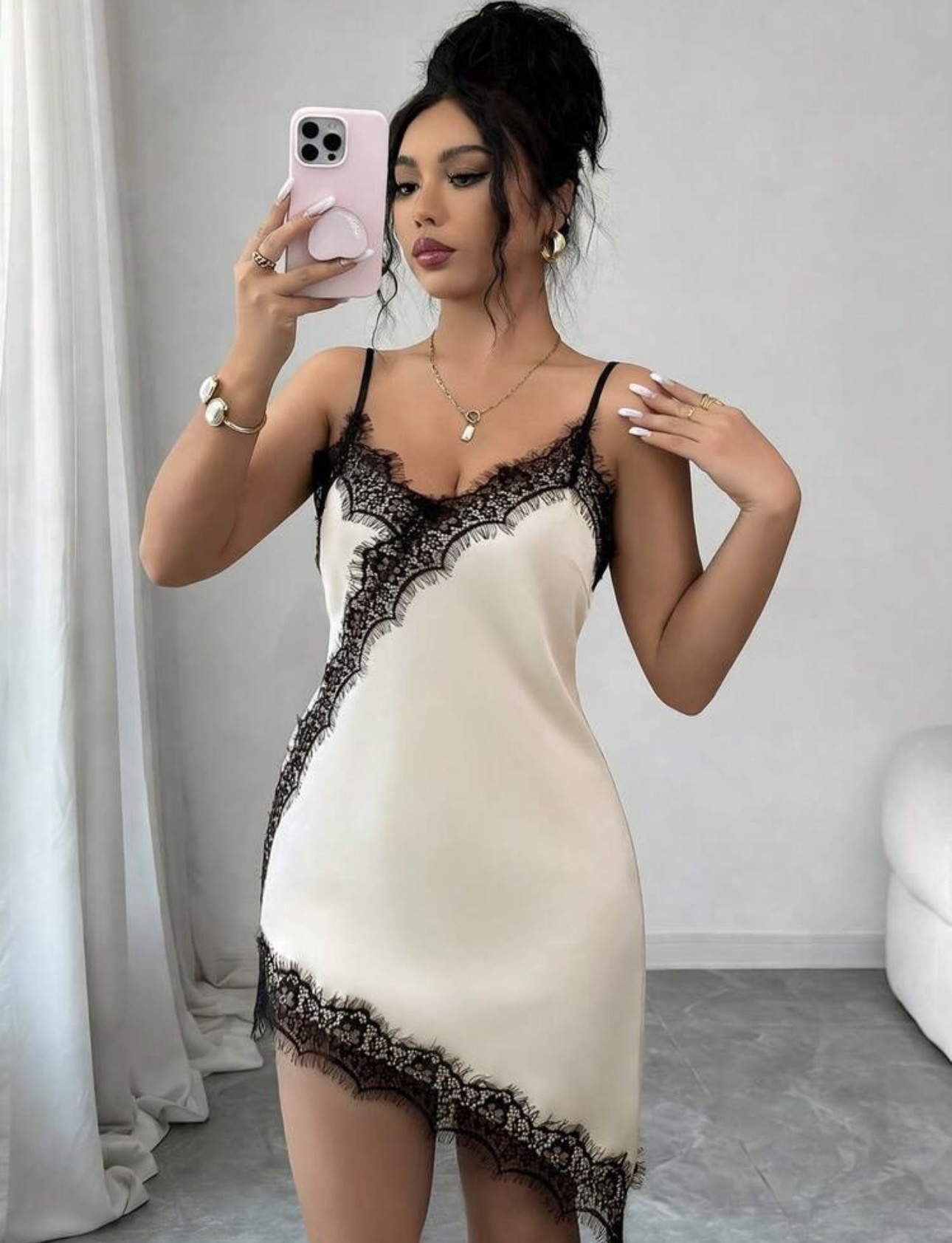 Vestido satinado P