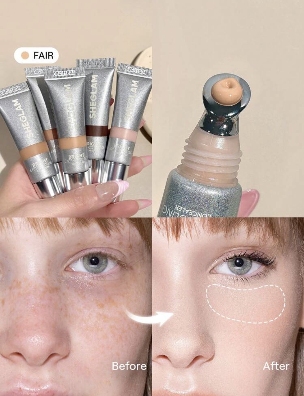 Corrector Sheglam tono Fair